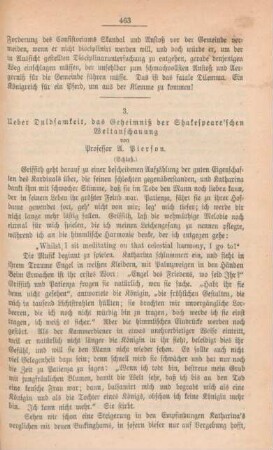463[455]-467[459] Ueber Duldsamkeit, das Geheimniß der Shakespeare'schen Weltanschauung : Schluss