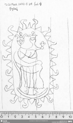 W-Dl-343 Madonna mit Jesuskind / "CZ"