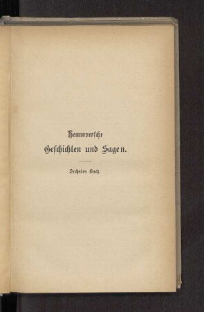 Sechstes Buch.