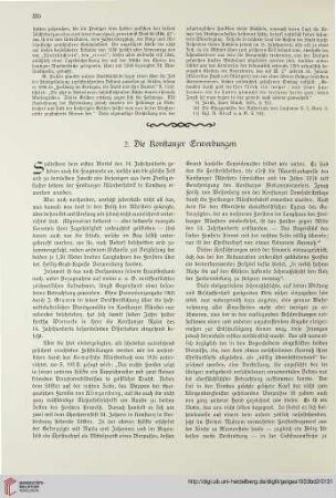 2: Die Konstanzer Erwerbungen
