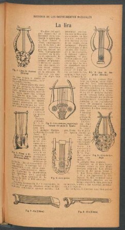 La lira : Historia de los instrumentos musicales
