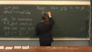 Vorlesung 08: Flächentheorie II