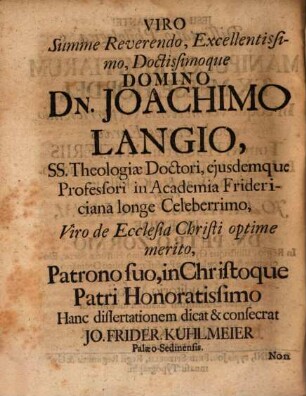 Diss. philol. de manipulo primitiarum ex messe hordei ...
