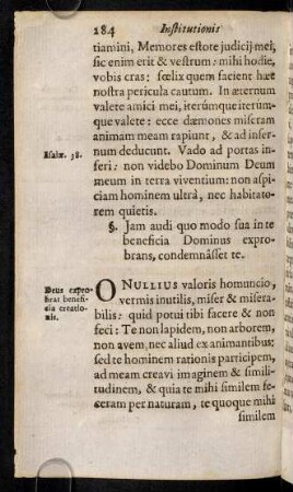 284-291, Onullius valoris homuncio, vermis inutilis, miser & ...