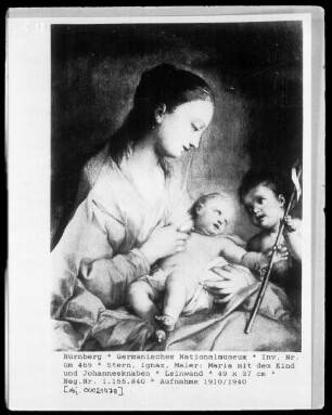Maria mit dem Kind und Johannesknaben