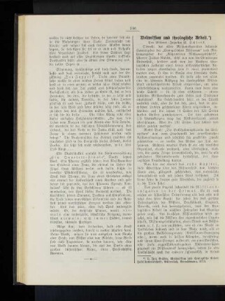 Weltmission und theologische Arbeit. Von Missions-Inspektor M. Schlunk.