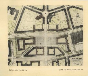 Städtebaulicher Ausbau Karlsruhe. Ettlinger Straße - Via Triumphalis
