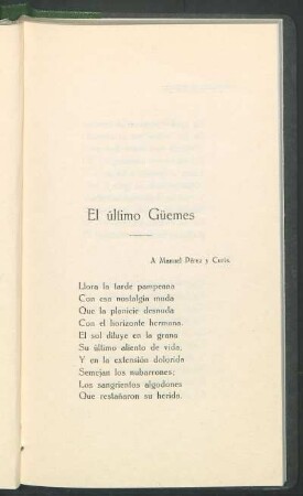 El último Güemes