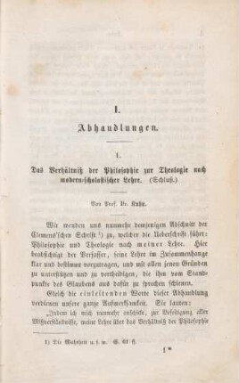 3-83 Das Verhältniß der Philosophie zur Theologie nach modern-scholastischer Lehre : Schluß