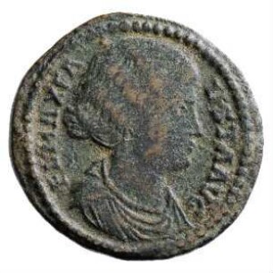 Münze, Follis, Aes 3, 326 n. Chr.