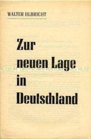 Rede von Walter Ulbricht an "das ganze deutsche Volk" vom 18. August 1961