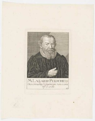 Bildnis des Lazarus Peuschel