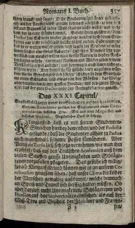 Das XXXI. Capitul [-] Das XL. Capitul