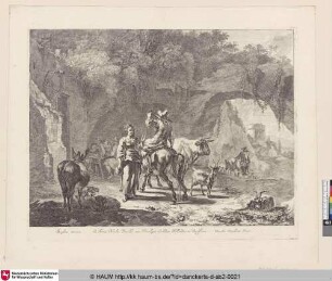 [Der Abend. Die Felsenschenke; Evening. The Inn in the Cave]