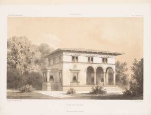 Villa, Berlin: Perspektivische Ansicht (aus: Architektonisches Skizzenbuch, H. 125/2, 1874)