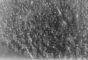 Demonstration gegen den Kapp-Putsch in Johanngeorgenstadt im März 1920