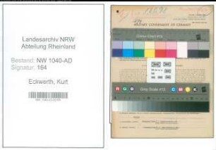 Entnazifizierung Kurt Eckwerth , geb. 13.10.1897 (Angestellter)