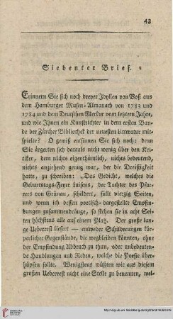 Siebenter Brief
