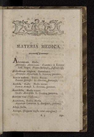 Materia Medica.