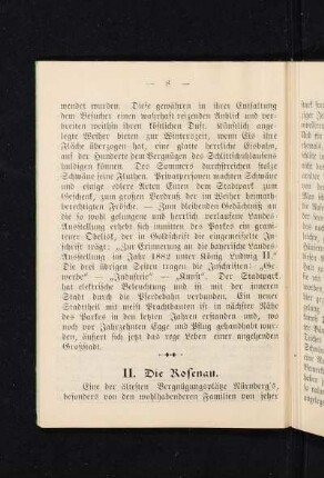II. Die Rosenau.