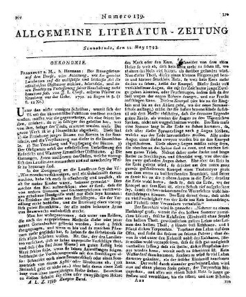 [Morgenstern-Schulze, Johanna Catharina]: Magdeburgisches Kochbuch für angehende Hausmütter, Haushälterinnen und Köchinnen : Nebst e. Unterweisung i. anderen zu einer guten Haushaltung gehörigen Wissenschaften / [Johanna Catharina Morgenstern-Schulze]. - Magdeburg : Creutz Bd. 2. - 1792