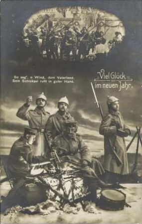 Viel Glück im neuen Jahr. - So sag', o Wind, [...]