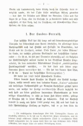 1. Der Landes-Verrath.