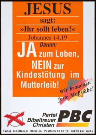 PBC, Europawahl 1999