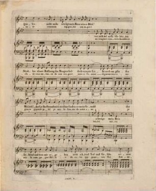 Gustave : ou le bal masqué (= Gustav : oder d. Maskenball) opéra histor. en 5 actes ; paroles de Scribe, 8. Duo: Es naht kein Frevler sich Ihr königlicher Freund = Calmez votre frayeur, c'est moi c'est votre roi