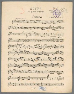 Suite für grosses Orchester : op. 55