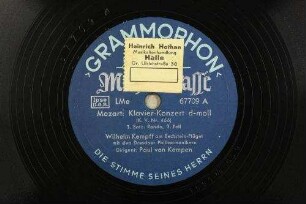 Klavierkonzert d-moll : K. V. Nr. 466 ; 3. Satz: Rondo, 2. Teil