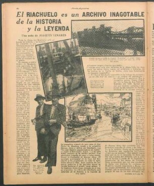 El riachuelo es un archivo inagotable de la historia y la leyenda : Una nota de Joaquín Linares