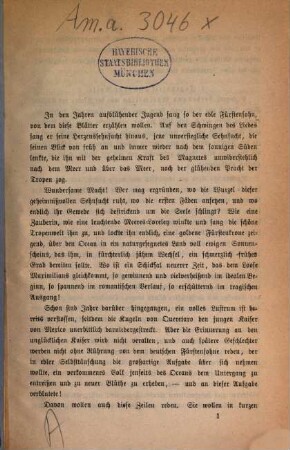 Erzherzog Maximilian, Kaiser von Mexiko : Von Franz Binder. (Separatabdruck aus den "Jugendblättern" Jahrgang 1872.)
