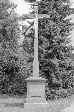 Wegekreuz (Wegekreuz); Hünfeld, Händelweg