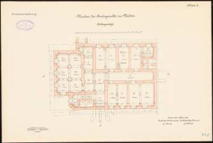 Amtsgericht, Verden: Grundriss Keller 1:100