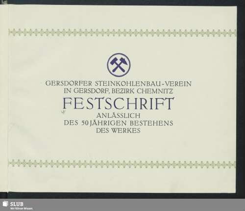 Festschrift anlässlich des 50jährigen Bestehens des Werkes