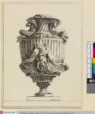 [Vase mit zwei Figuren und Mischwesen]