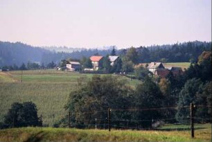 Blick auf den Ort vom Wappenstein aus