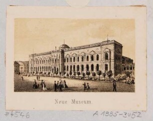 Die Gemäldegalerie Alte Meister (Semperbau) in Dresden von Nordwesten
