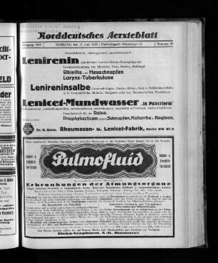 Jahrgang 1926, Hamburg, den 27. Juni 1926, Nummer 26