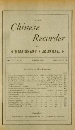 No. 10. October, 1898