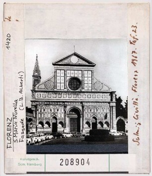 Florenz:S.Maria Novella, 1420, Fassade