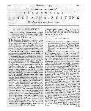 [Snell, C. W.]: Über Determinismus und moralische Freiheit. Offenbach: Weiss und Brede 1789