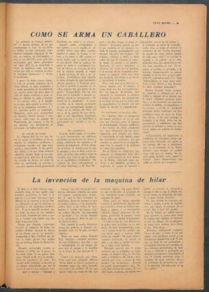 La invención de la máquina de hilar
