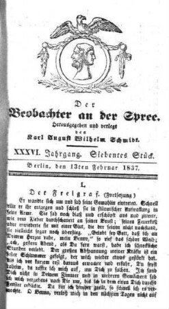 7. Stueck, 13. Februar 1837