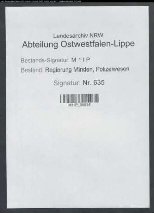 Rundschreiben der Gauleitung Westfalen-Nord