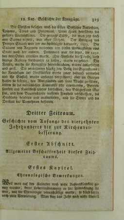 Dritter Zeitraum. Geschichte vom Anfange des vierzehnten Jahrhunderts bis zur Kirchenverbesserung