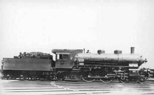 Schnellzug Schlepptenderlokomotive