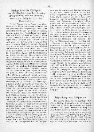 Besprechungen von Büchern etc.
