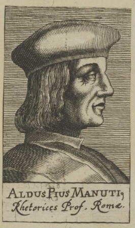 Bildnis des Aldus Pius Manutius